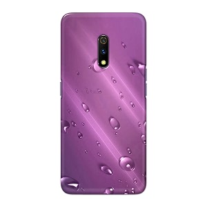 PRINTFIDAA Water Bubbles in Lilac Background Printed