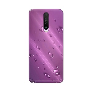PRINTFIDAA Water Bubbles in Lilac Background Printed