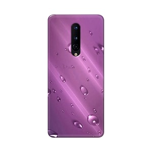 PRINTFIDAA Water Bubbles in Lilac Background Printed