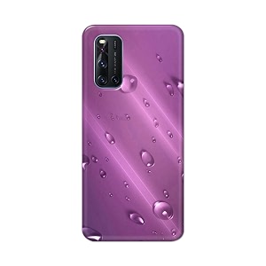 PRINTFIDAA Water Bubbles in Lilac Background Printed