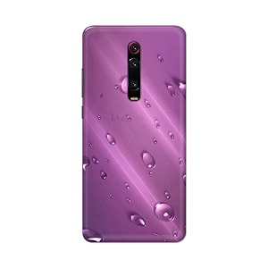 PRINTFIDAA Water Bubbles in Lilac Background Printed