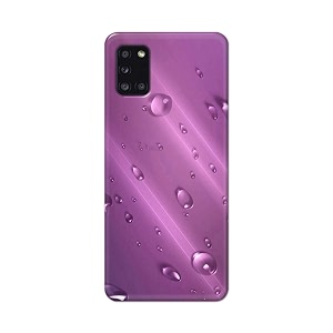 PRINTFIDAA Water Bubbles in Lilac Background Printed