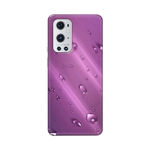 PRINTFIDAA Water Bubbles in Lilac Background Printed
