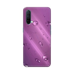 PRINTFIDAA Water Bubbles in Lilac Background Printed