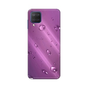 PRINTFIDAA Water Bubbles in Lilac Background Printed