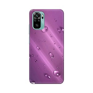 PRINTFIDAA Water Bubbles in Lilac Background Printed
