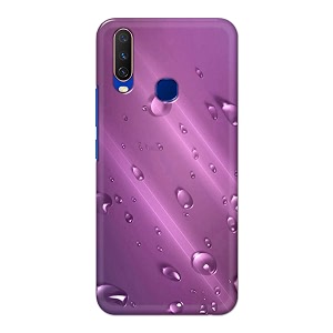 PRINTFIDAA Water Bubbles in Lilac Background Printed