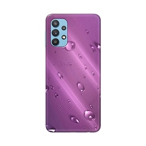 PRINTFIDAA Water Bubbles in Lilac Background Printed
