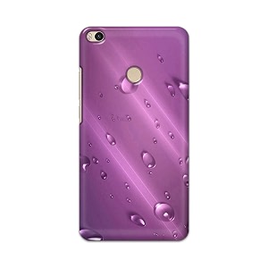 PRINTFIDAA Water Bubbles in Lilac Background Printed