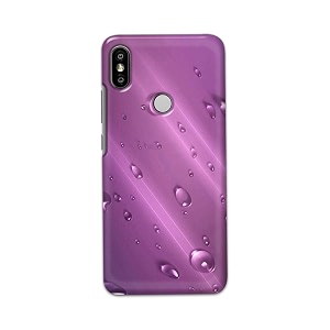 PRINTFIDAA Water Bubbles in Lilac Background Printed