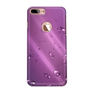PRINTFIDAA Water Bubbles in Lilac Background Printed