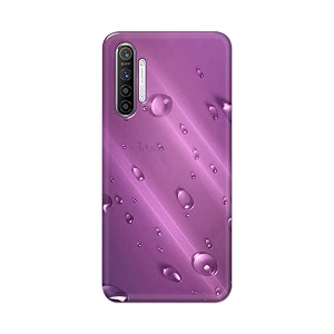 PRINTFIDAA Water Bubbles in Lilac Background Printed