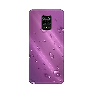 PRINTFIDAA Water Bubbles in Lilac Background Printed