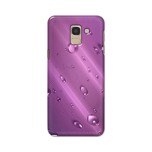 PRINTFIDAA Water Bubbles in Lilac Background Printed
