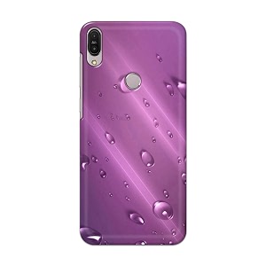 PRINTFIDAA Water Bubbles in Lilac Background Printed