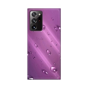 PRINTFIDAA Water Bubbles in Lilac Background Printed