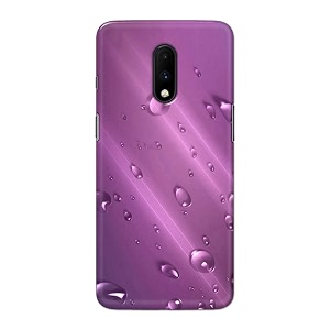 PRINTFIDAA Water Bubbles in Lilac Background Printed