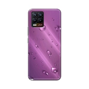 PRINTFIDAA Water Bubbles in Lilac Background Printed