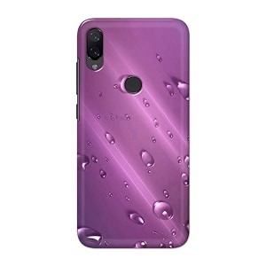 PRINTFIDAA Water Bubbles in Lilac Background Printed