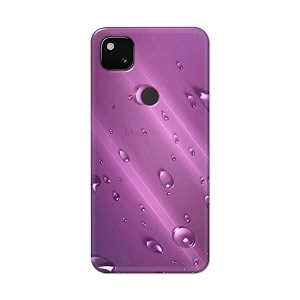 PRINTFIDAA Water Bubbles in Lilac Background Printed