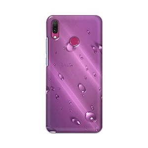 PRINTFIDAA Water Bubbles in Lilac Background Printed