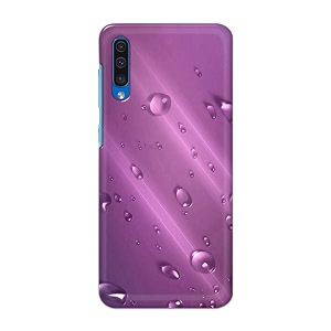PRINTFIDAA Water Bubbles in Lilac Background Printed