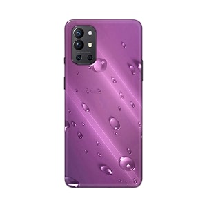 PRINTFIDAA Water Bubbles in Lilac Background Printed