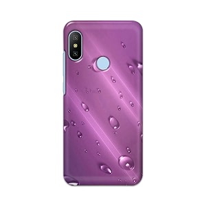 PRINTFIDAA Water Bubbles in Lilac Background Printed