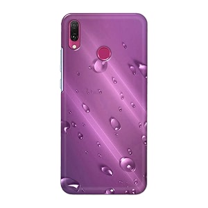 PRINTFIDAA Water Bubbles in Lilac Background Printed