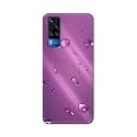 PRINTFIDAA Water Bubbles in Lilac Background Printed