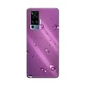 PRINTFIDAA Water Bubbles in Lilac Background Printed