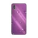 PRINTFIDAA Water Bubbles in Lilac Background Printed