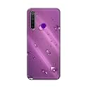 PRINTFIDAA Water Bubbles in Lilac Background Printed