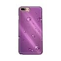 PRINTFIDAA Water Bubbles in Lilac Background Printed