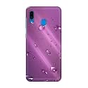 PRINTFIDAA Water Bubbles in Lilac Background Printed