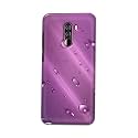 PRINTFIDAA Water Bubbles in Lilac Background Printed