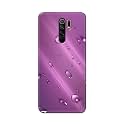 PRINTFIDAA Water Bubbles in Lilac Background Printed