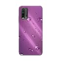 PRINTFIDAA Water Bubbles in Lilac Background Printed