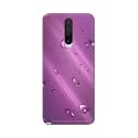 PRINTFIDAA Water Bubbles in Lilac Background Printed