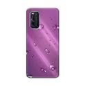 PRINTFIDAA Water Bubbles in Lilac Background Printed