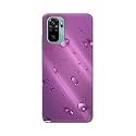 PRINTFIDAA Water Bubbles in Lilac Background Printed