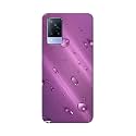 PRINTFIDAA Water Bubbles in Lilac Background Printed