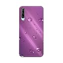 PRINTFIDAA Water Bubbles in Lilac Background Printed