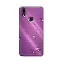 PRINTFIDAA Water Bubbles in Lilac Background Printed