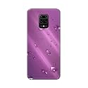 PRINTFIDAA Water Bubbles in Lilac Background Printed