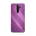PRINTFIDAA Water Bubbles in Lilac Background Printed