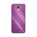 PRINTFIDAA Water Bubbles in Lilac Background Printed