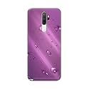 PRINTFIDAA Water Bubbles in Lilac Background Printed