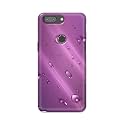 PRINTFIDAA Water Bubbles in Lilac Background Printed
