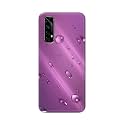 PRINTFIDAA Water Bubbles in Lilac Background Printed